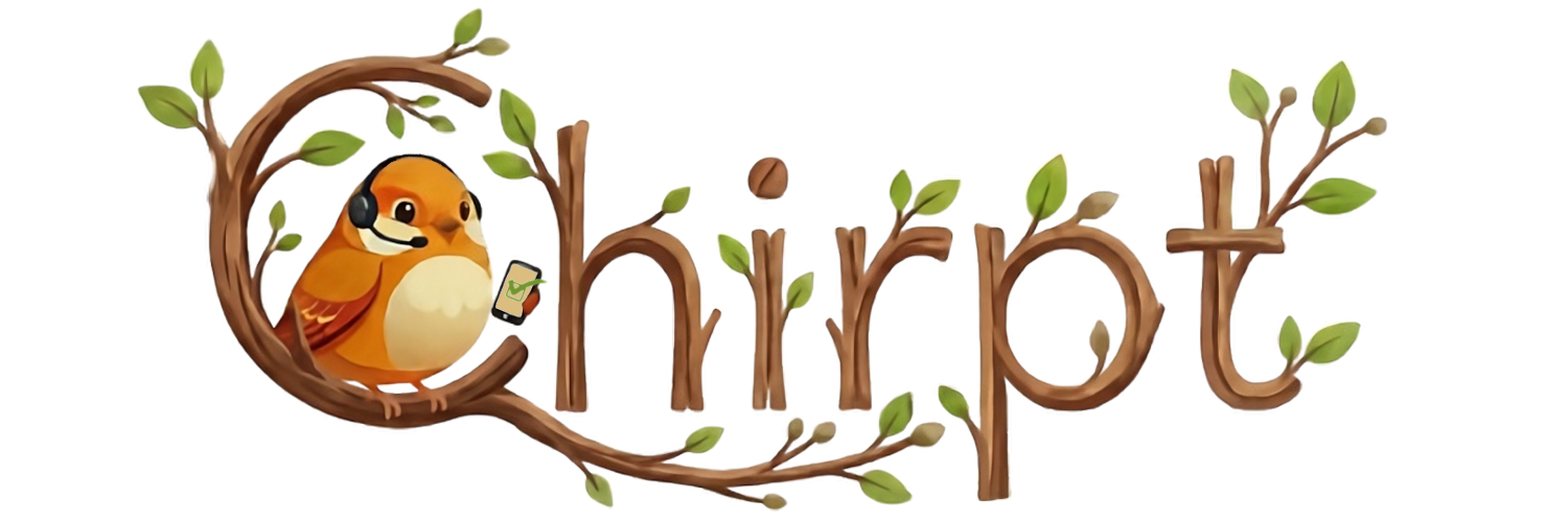 Chirpt - AI assistant bird mascot